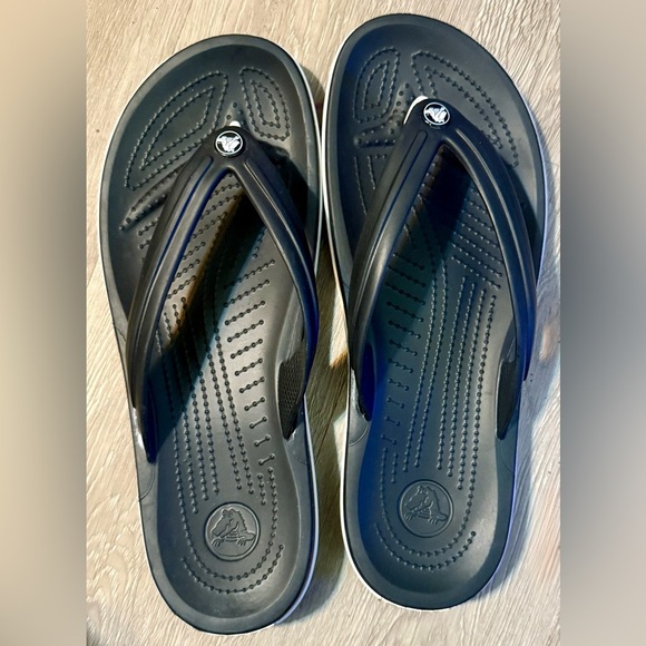 Crocs Men's Crocband Flip Flop Thong Casual Sandals - US Size 11 - Picture 1 of 5